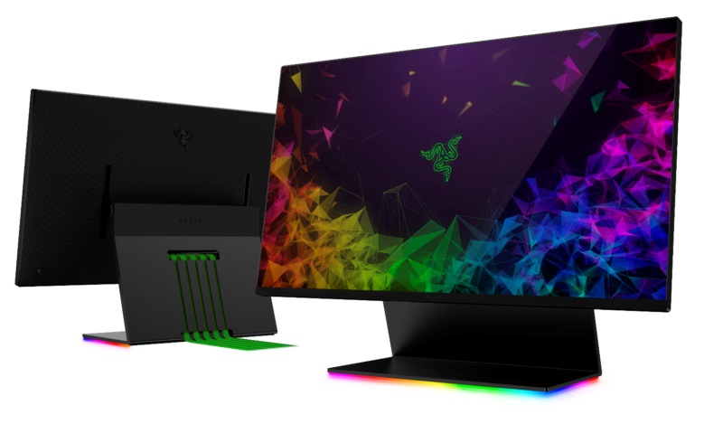 Razer unveils its first gaming monitor, the Razer Raptor