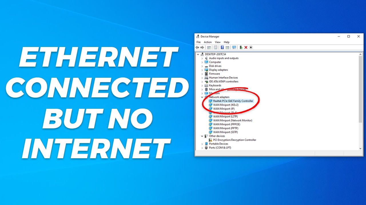 How to Fix “No Internet” Issue in Windows with Ethernet