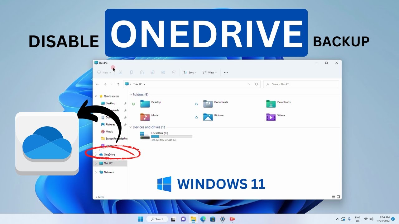 How to Disable OneDrive Sync on Windows